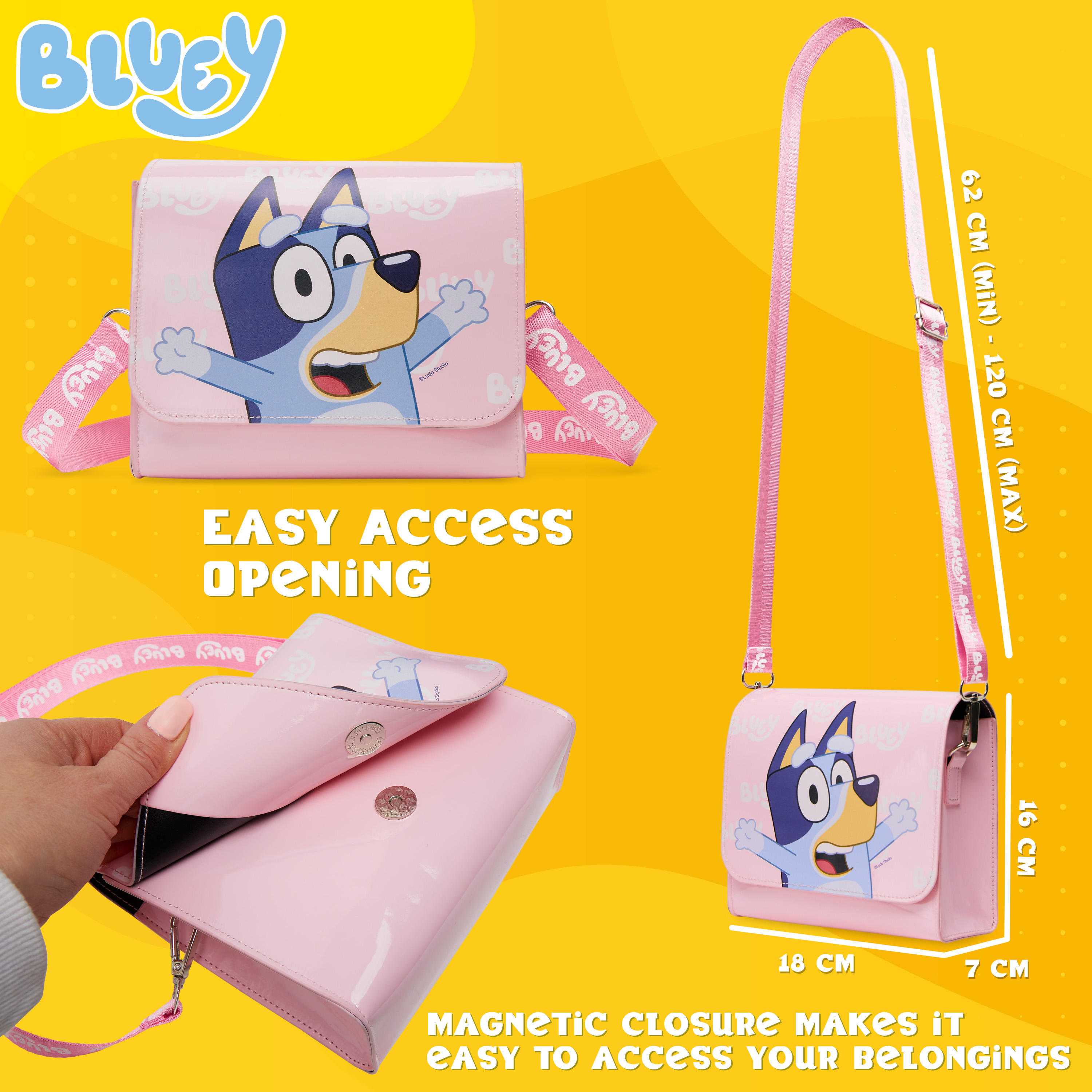 新品アメリカ限定レアBluey ショルダーバッグ