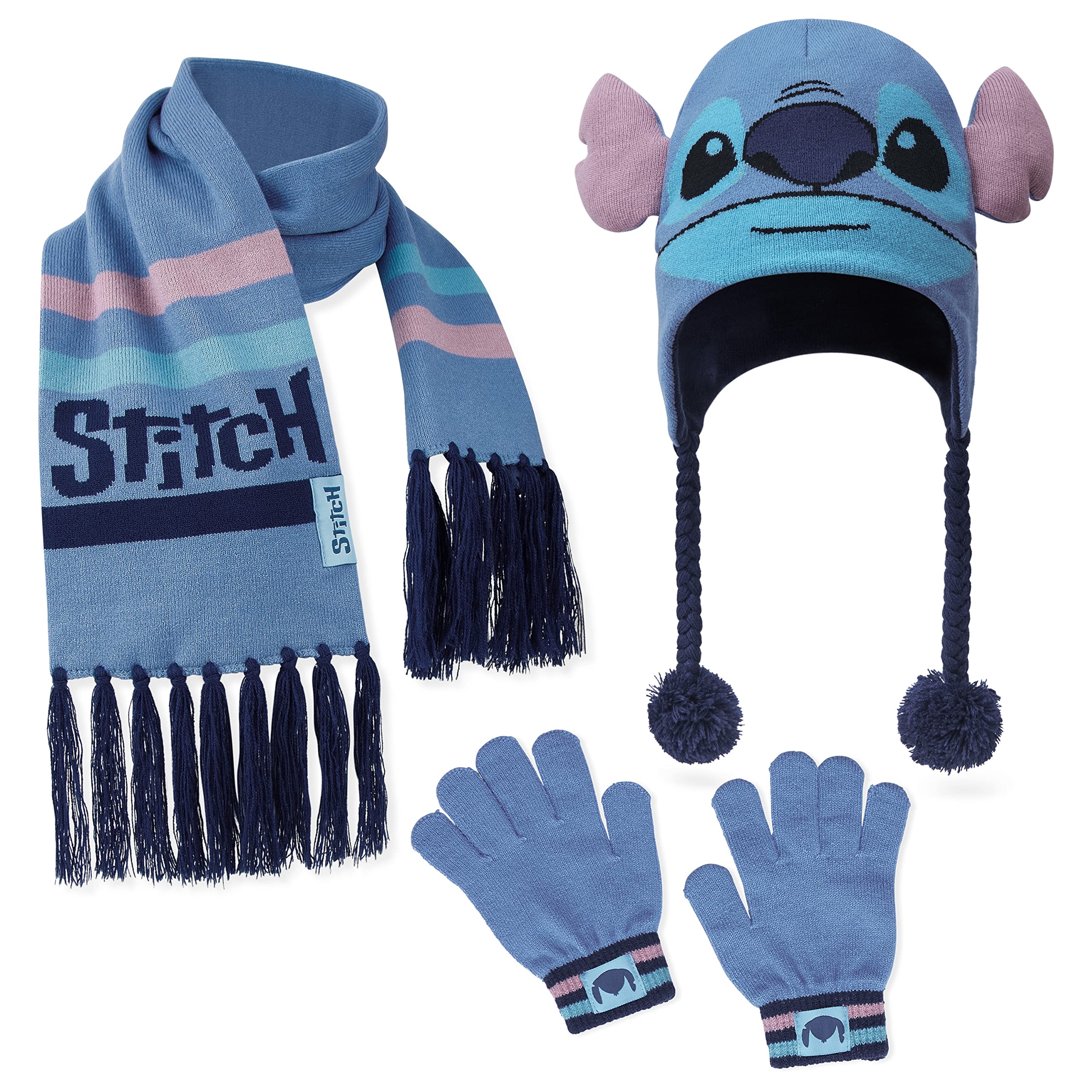 Wednesday Beanie Winter Accessoires Set voor Meisjes & Tieners