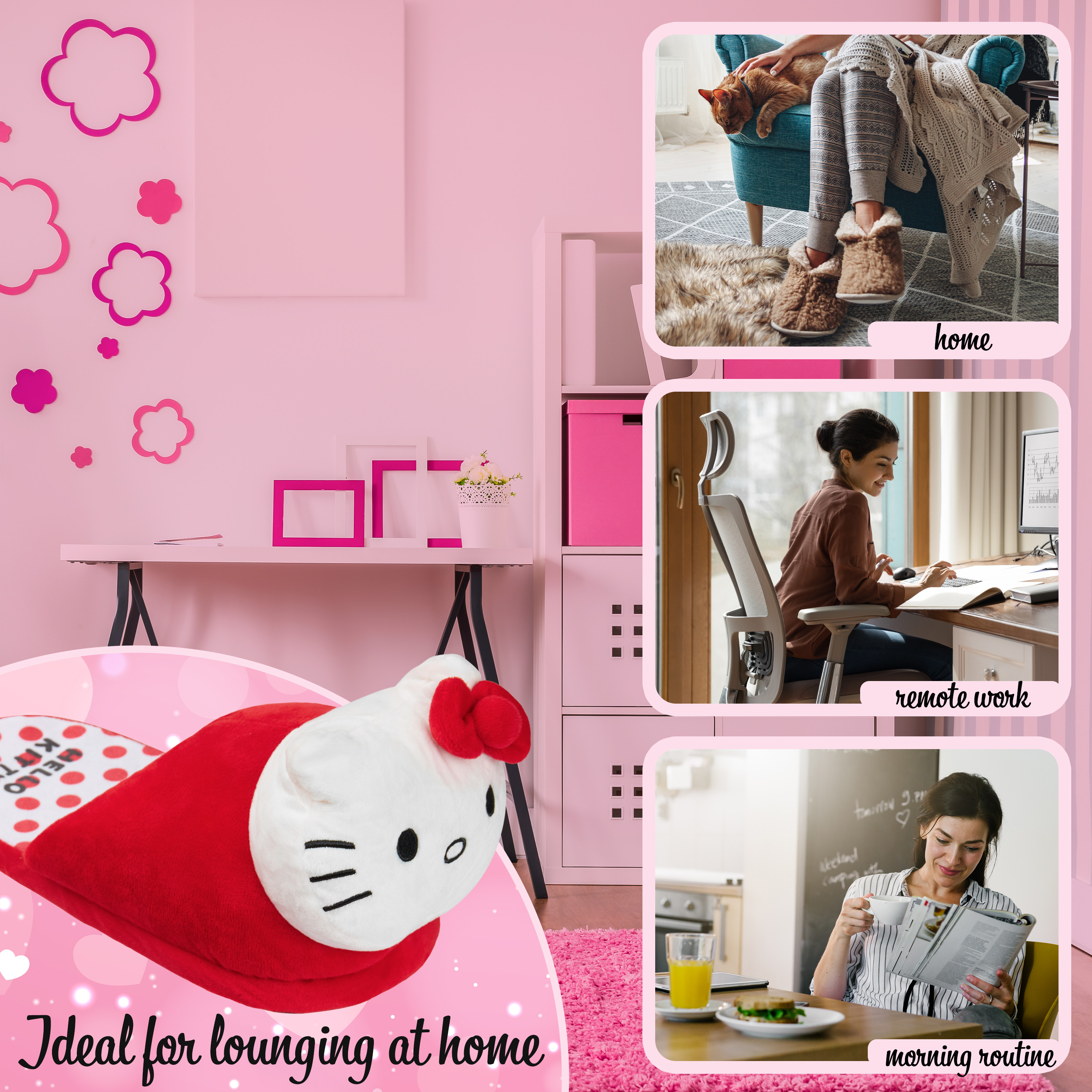 Hello Kitty - Calze A Pantofola Da Donna / Calze E