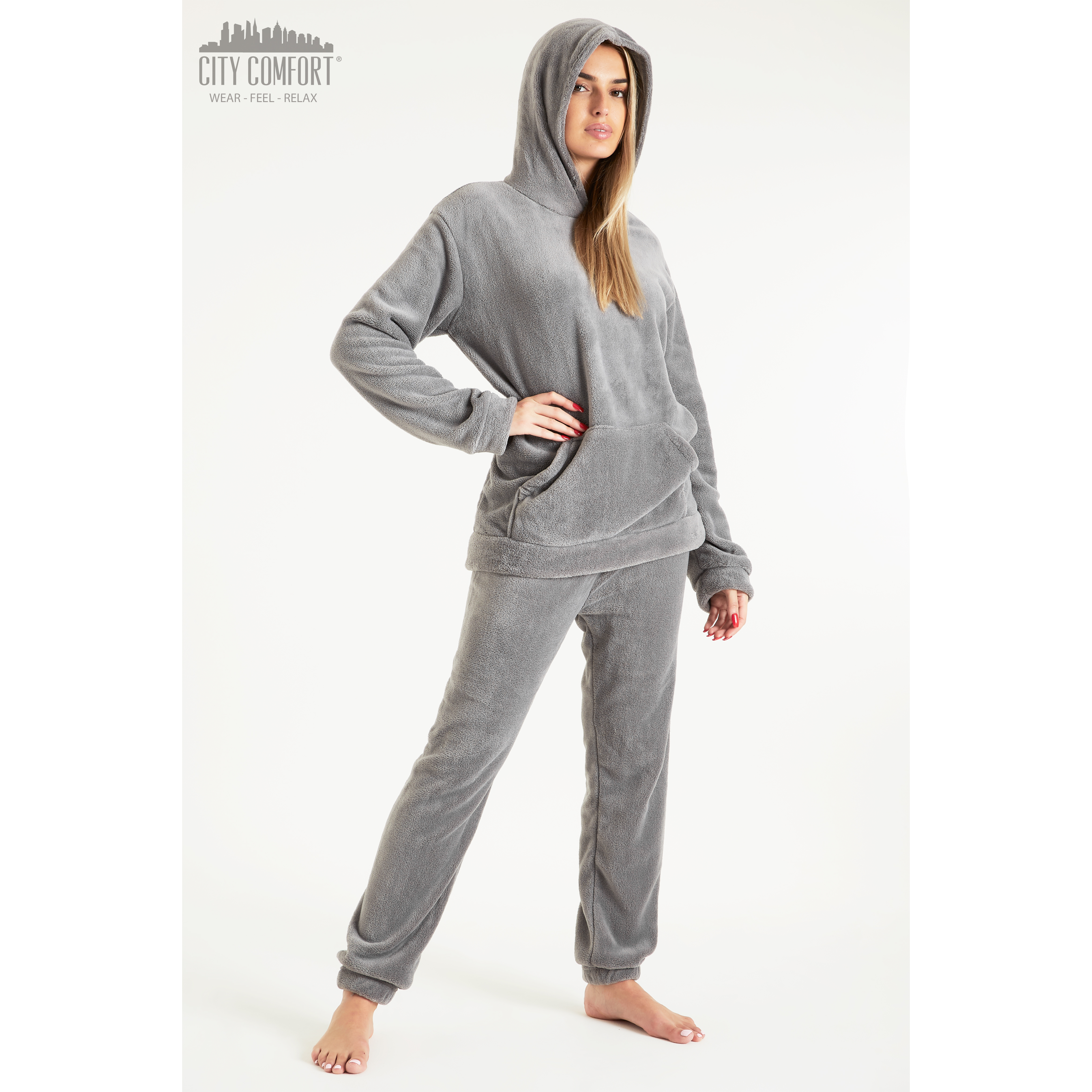 CityComfort Pyjama , Dames , Winter , Pyjama-sets van Fleece