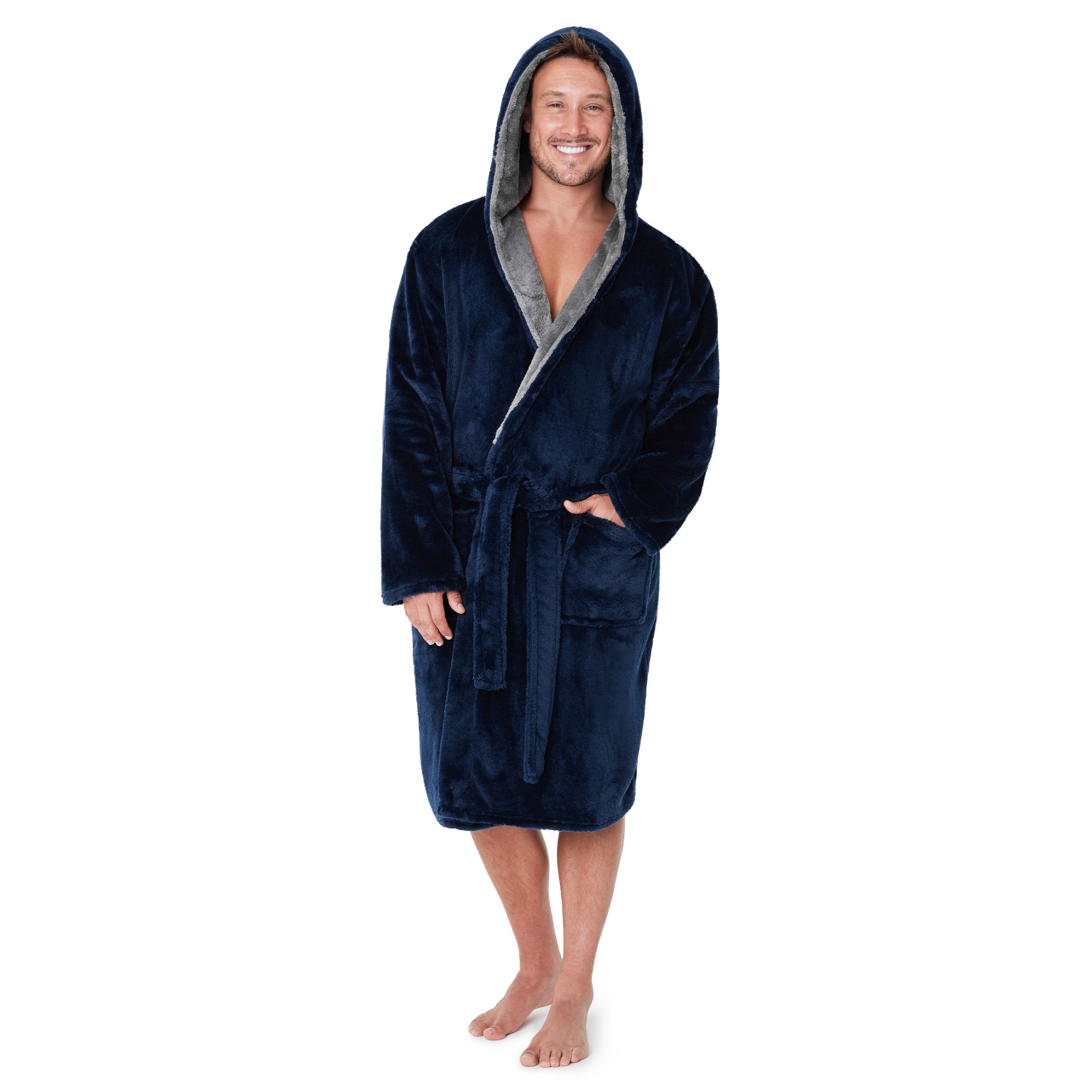 CityComfort Luxury Super Soft Men Dressing Gown Mens Bathrobe - Picture 8 of 13