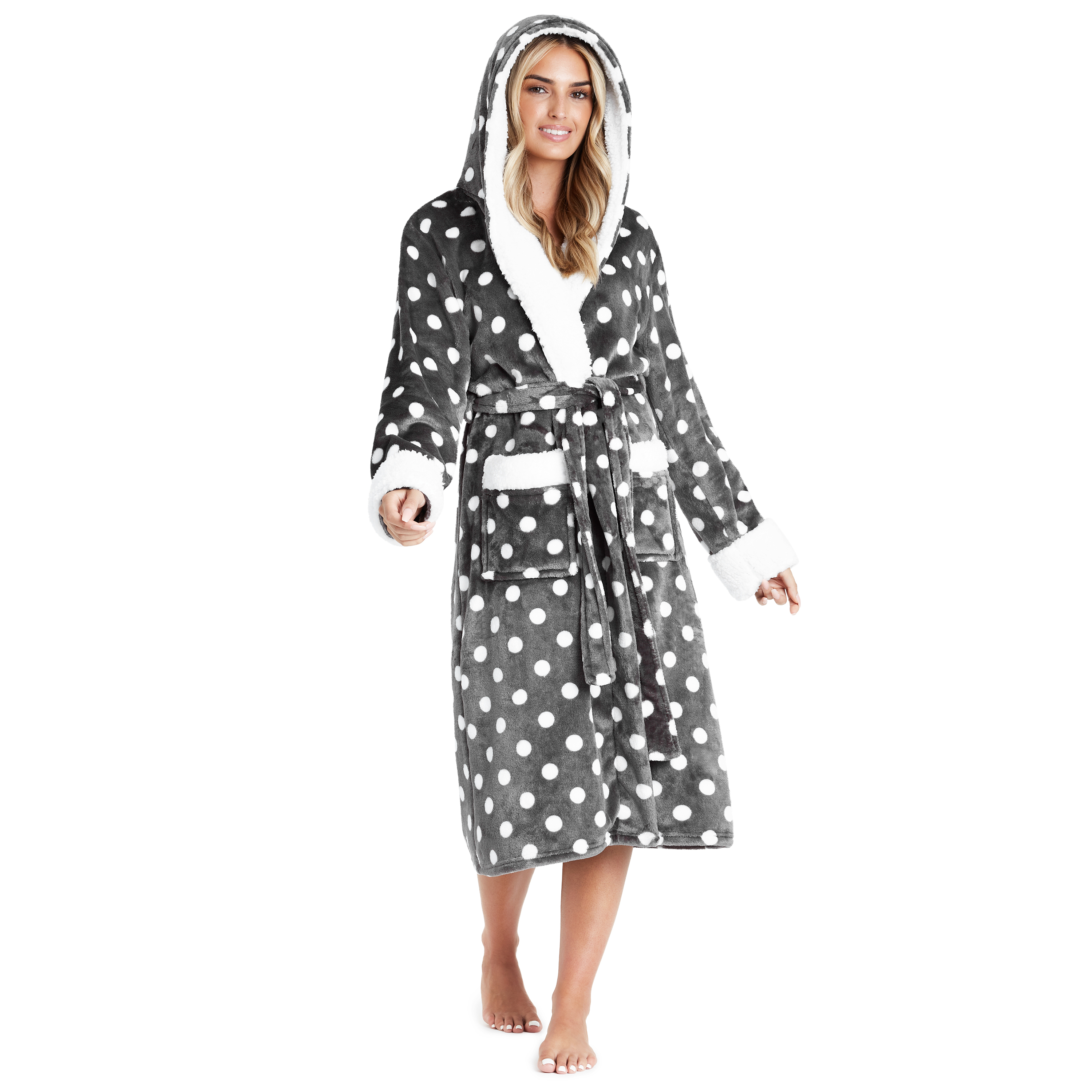 CityComfort Dressing Gowns For Women, Soft Fleece Women's Robes