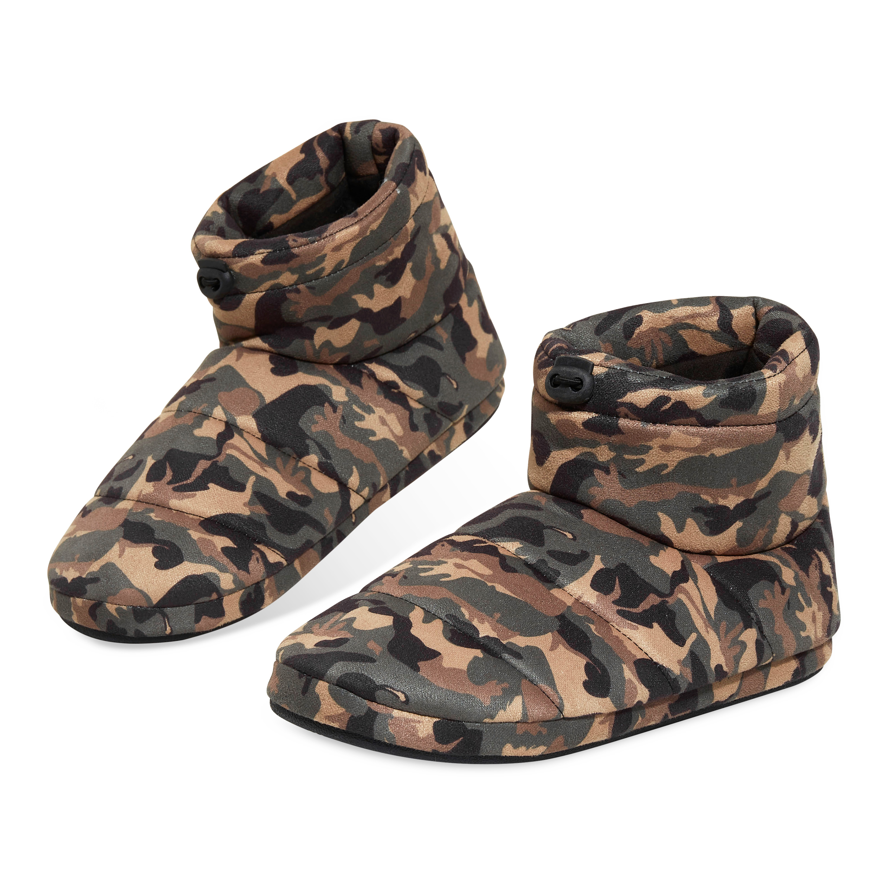 Dunlop Warm Fluffy and Cosy House Boots Slippers for Men - Picture 21 of 48