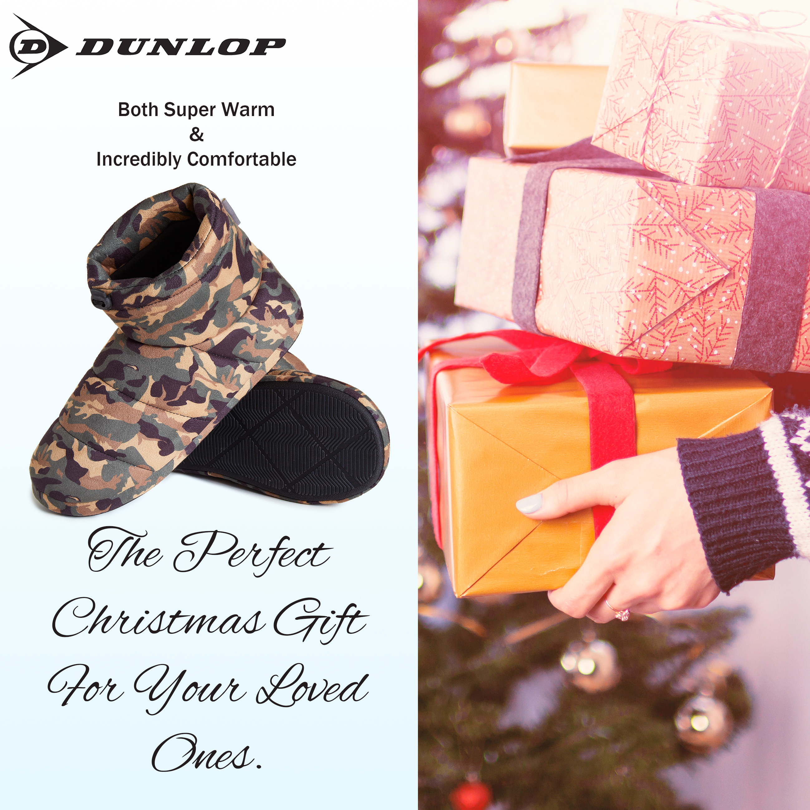 Dunlop Warm Fluffy and Cosy House Boots Slippers for Men - Picture 27 of 48