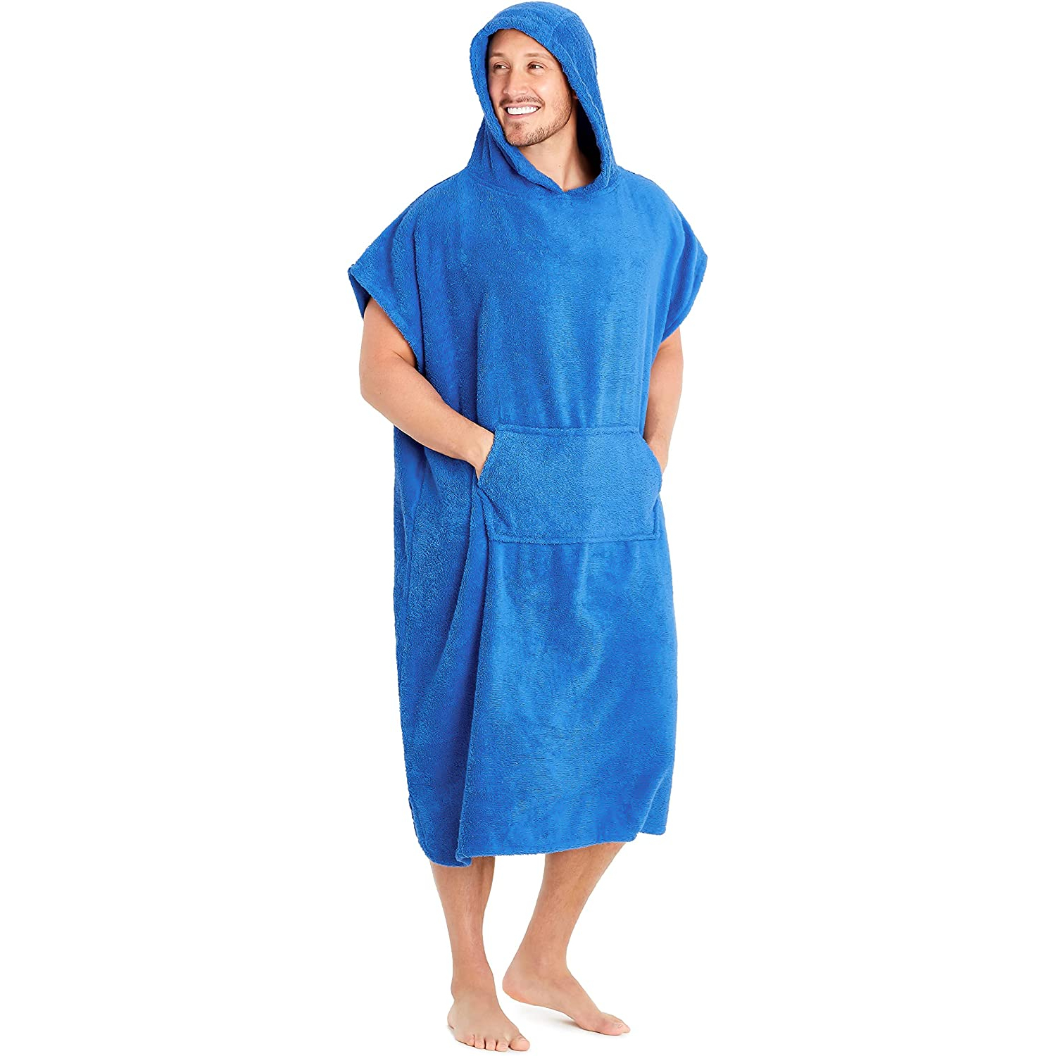 CityComfort Unisex Adults Hooded Towel Poncho Robe with Pocket - Picture 17 of 26