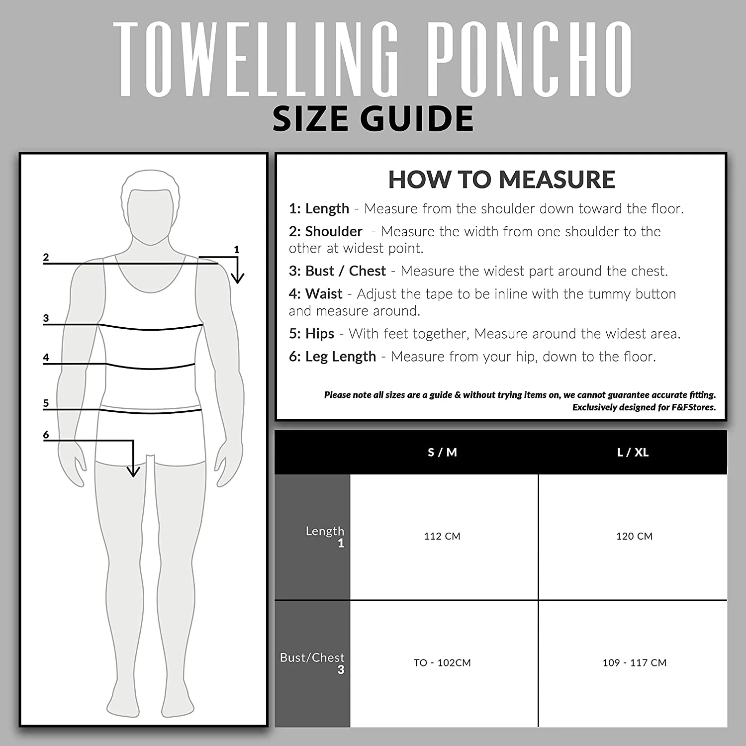 CityComfort Unisex Adults Hooded Towel Poncho Robe with Pocket - Picture 22 of 26