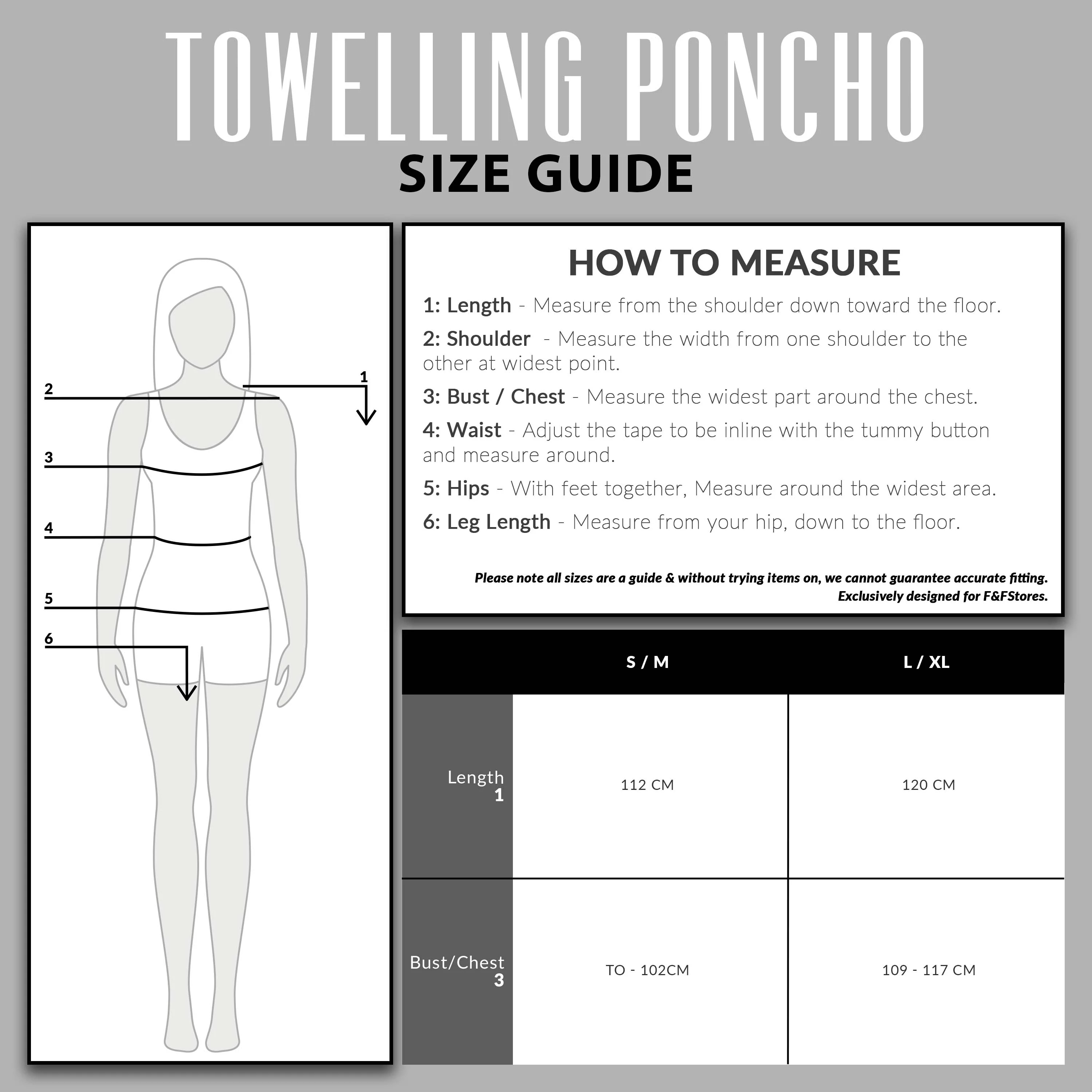 CityComfort Unisex Adults Hooded Towel Poncho Robe with Pocket - Picture 16 of 26