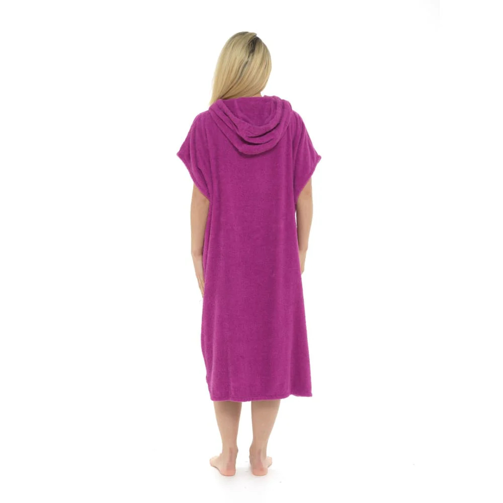 CityComfort Unisex Adults Hooded Towel Poncho Robe with Pocket - Picture 3 of 26
