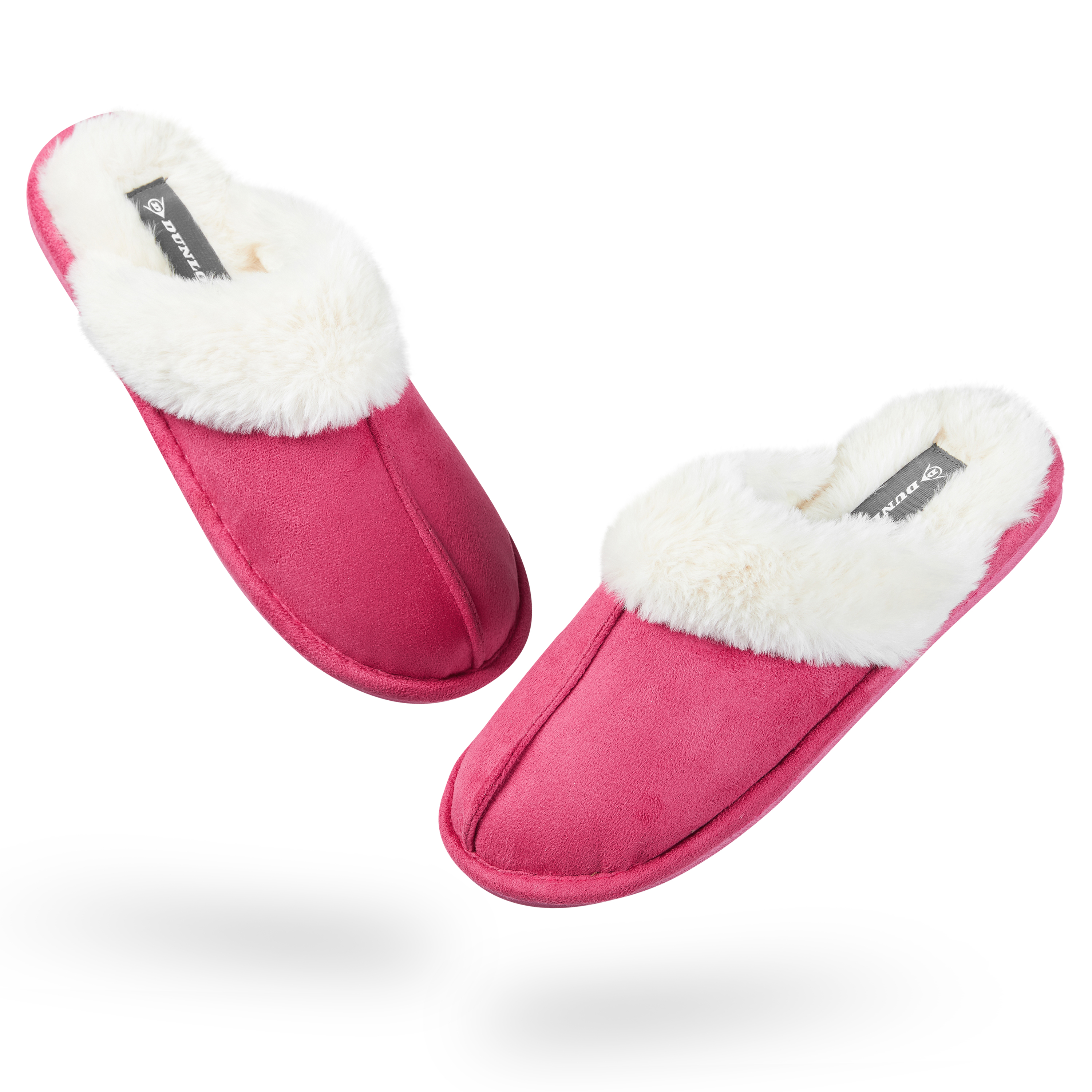 Zapatillas Dunlop para mujer, espuma viscoelástica mullidas sin cordones zapatos de casa - Imagen 50 de 56