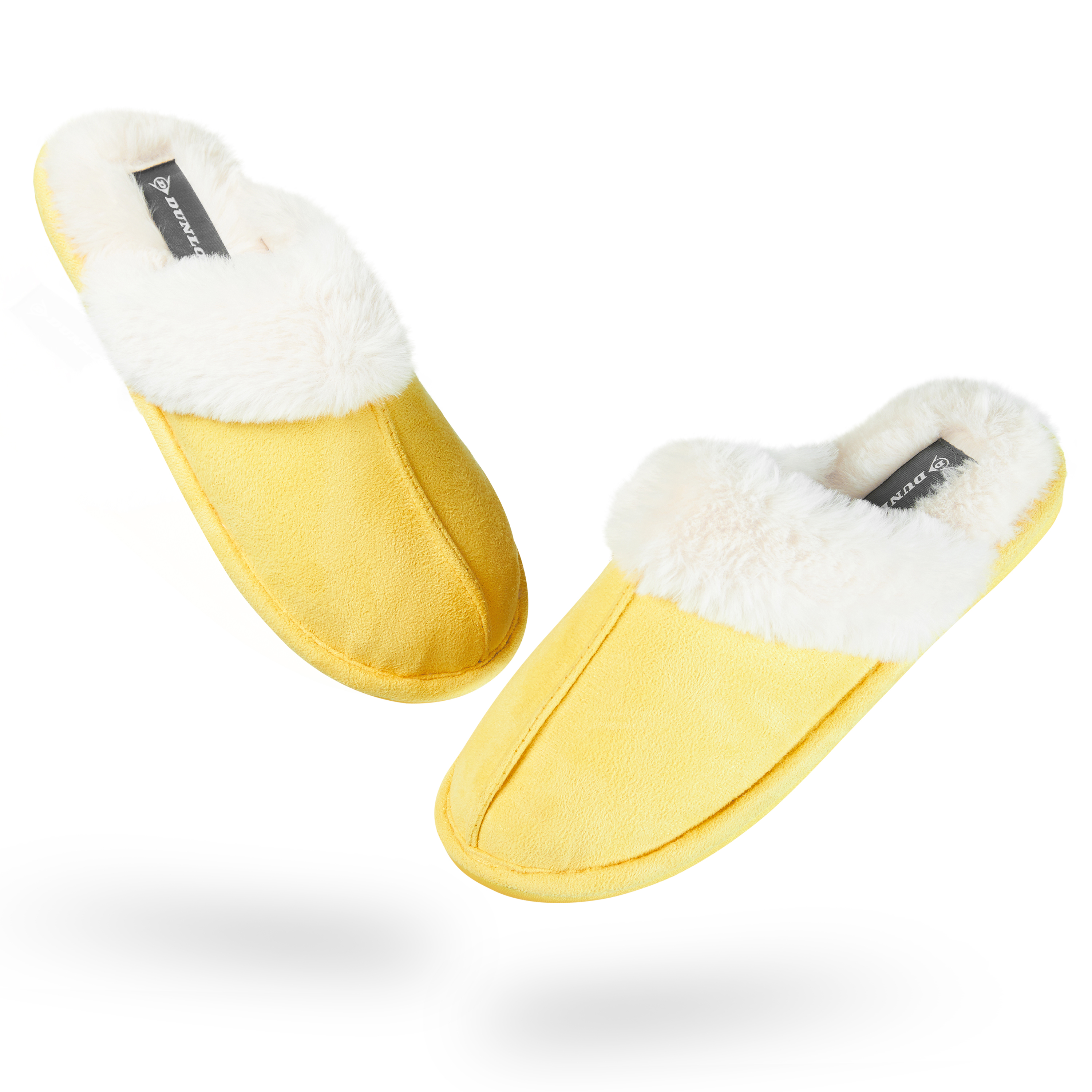 Zapatillas Dunlop para mujer, espuma viscoelástica mullidas sin cordones zapatos de casa - Imagen 8 de 56