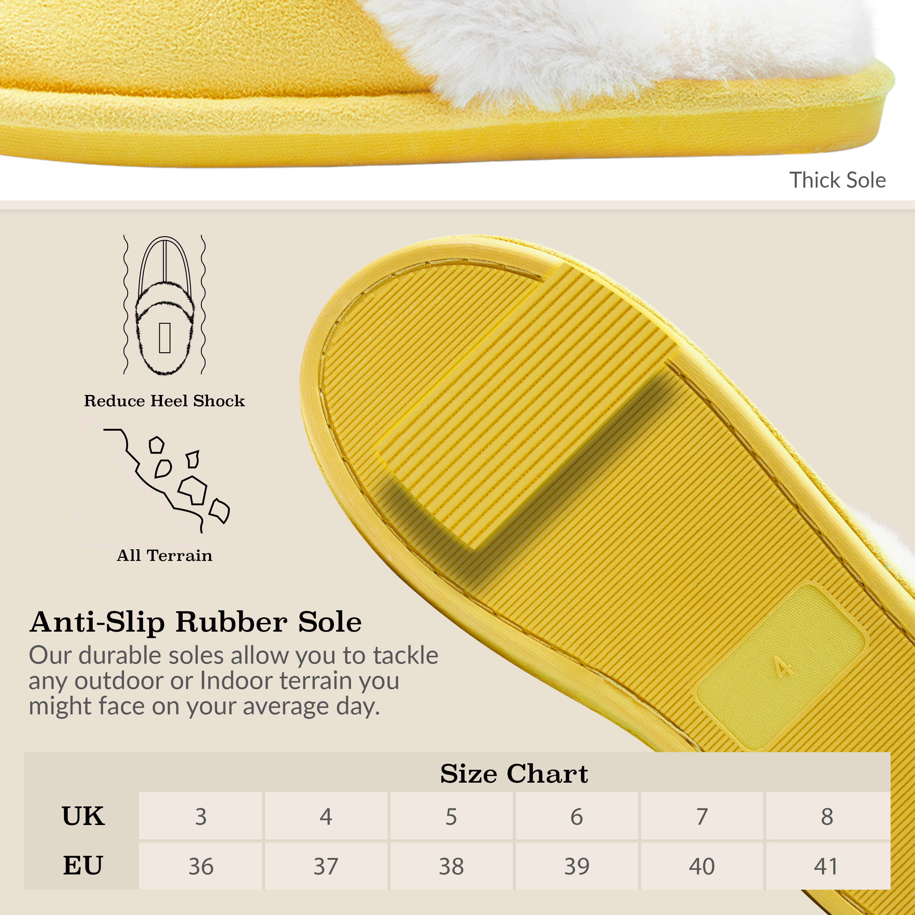 Zapatillas Dunlop para mujer, espuma viscoelástica mullidas sin cordones zapatos de casa - Imagen 13 de 56