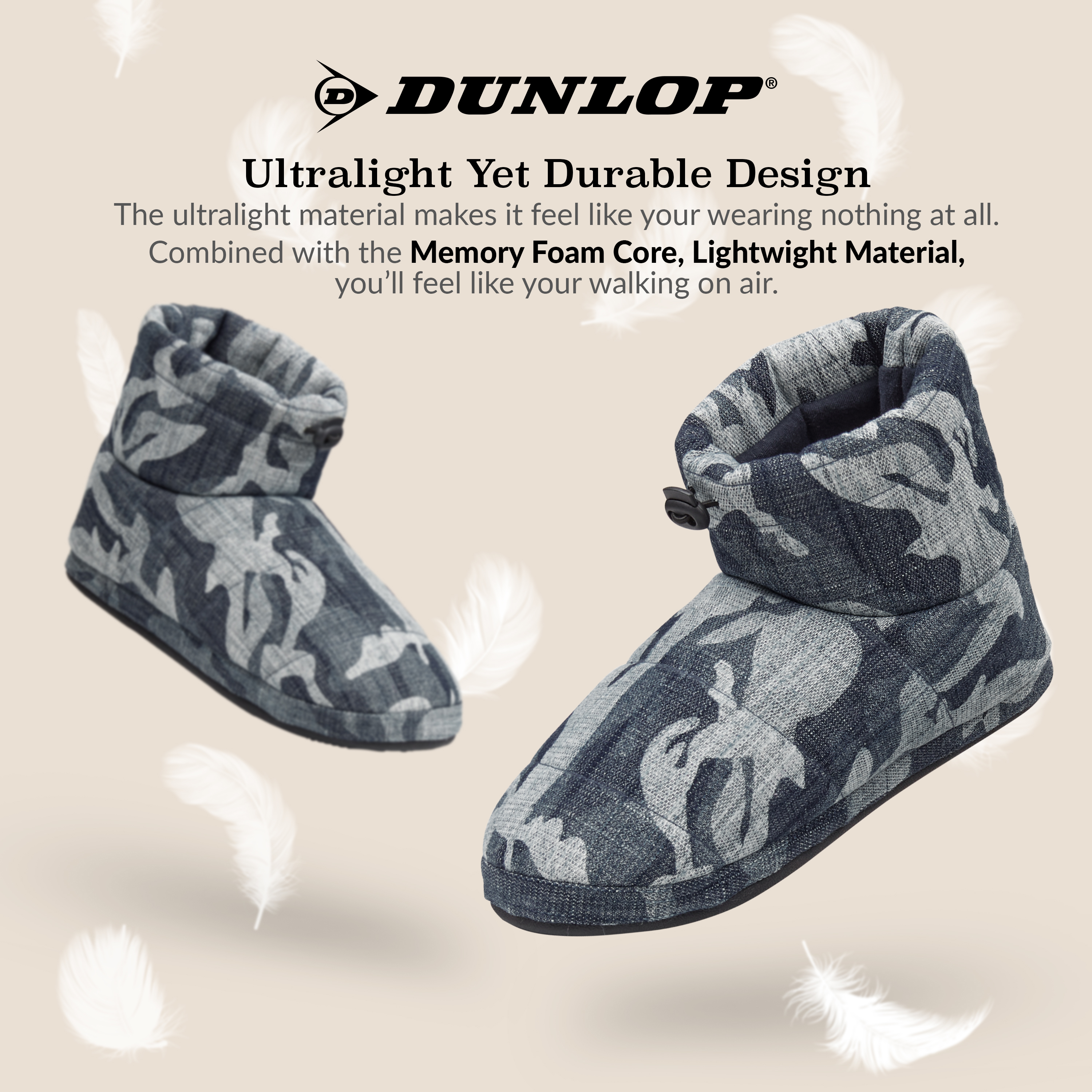 Dunlop Warm Fluffy and Cosy House Boots Slippers for Men - Picture 39 of 48