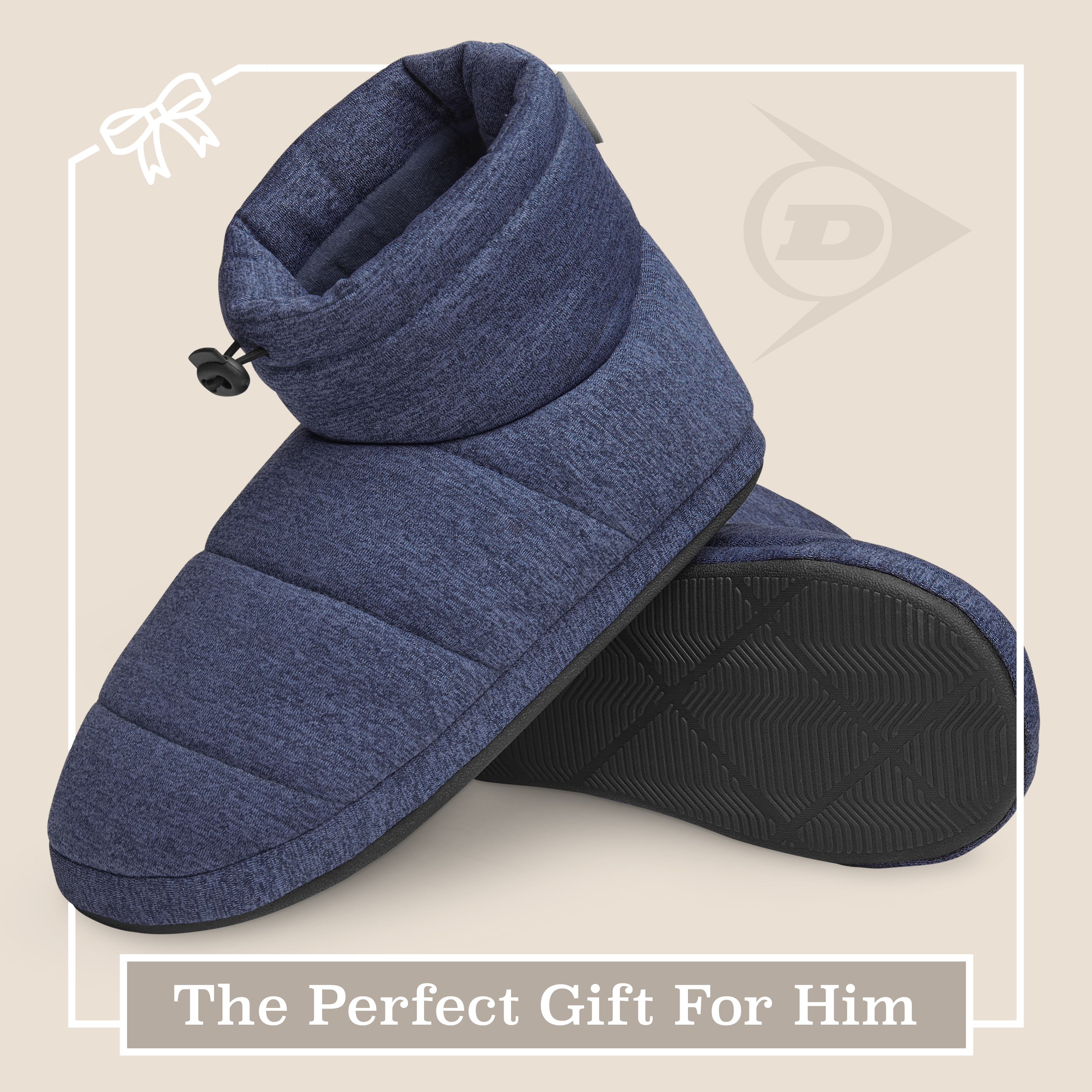 Dunlop Warm Fluffy and Cosy House Boots Slippers for Men - Picture 43 of 48