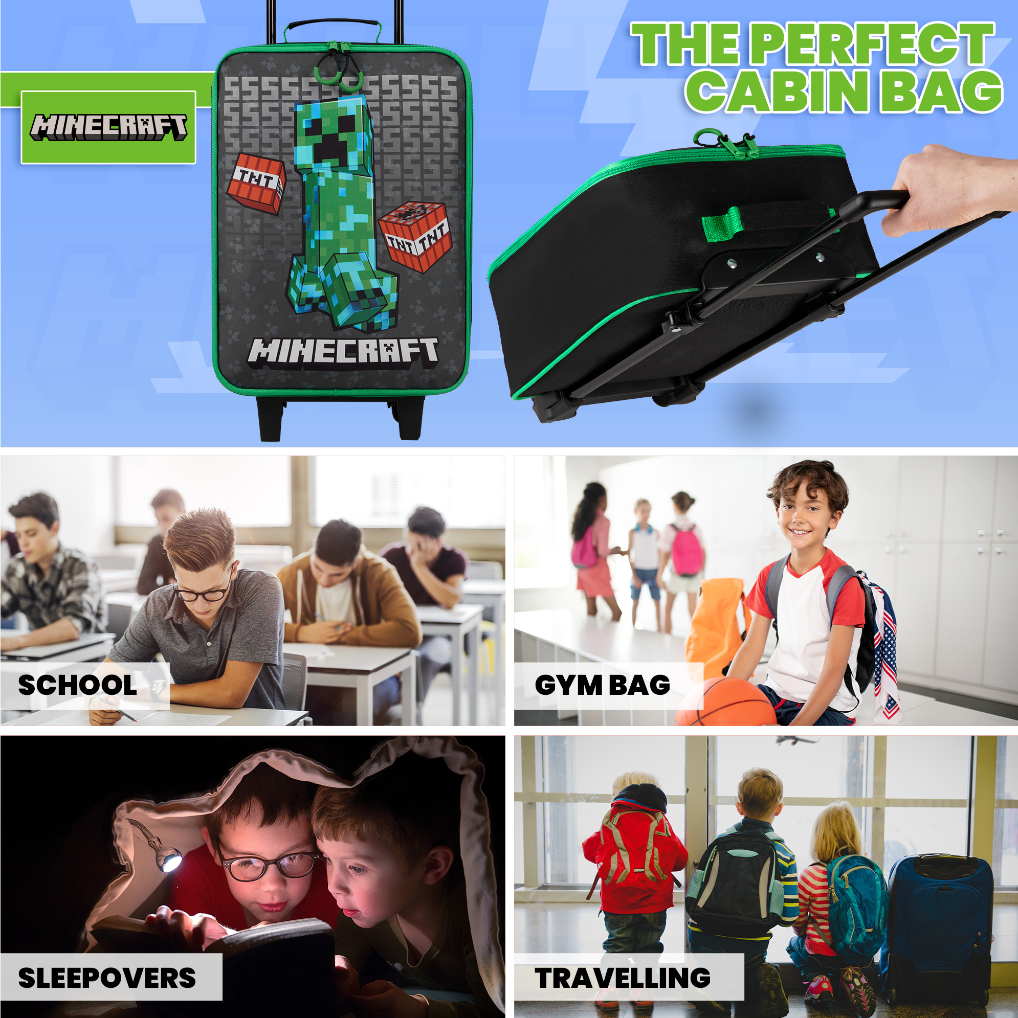 Minecraft - Handbagage koffer kopen | Lage prijs