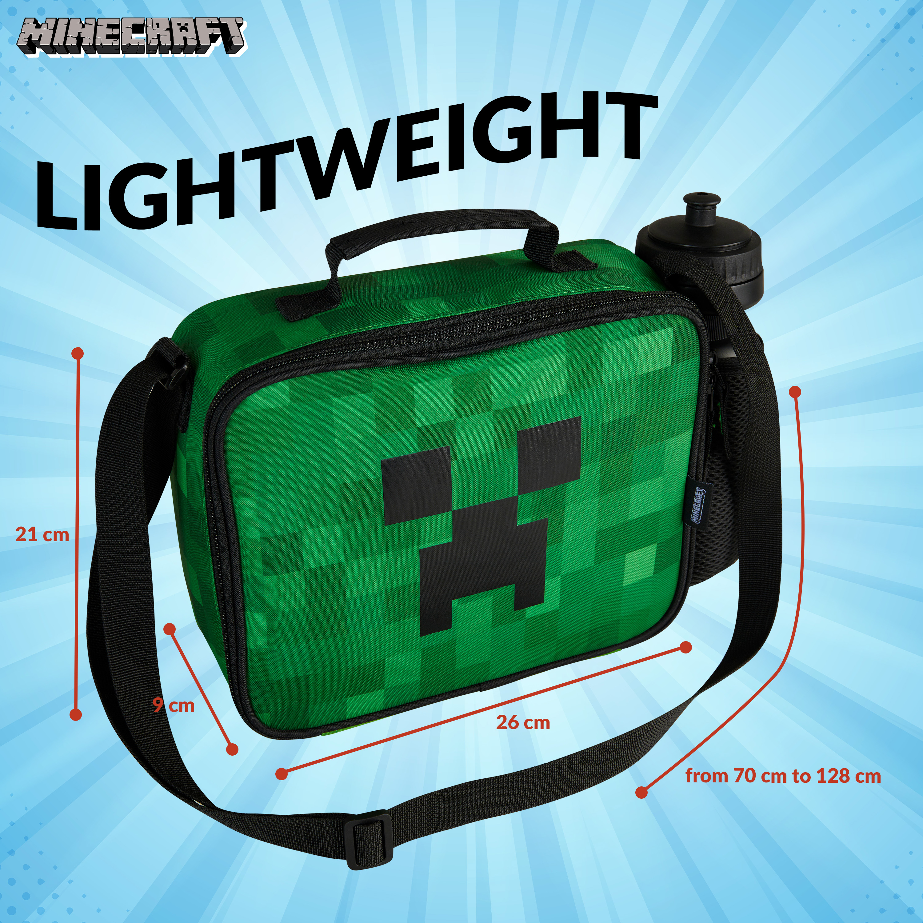 Minecraft Lunchbox for Boys, Bottle and Lunch Bag for School | eBay UK