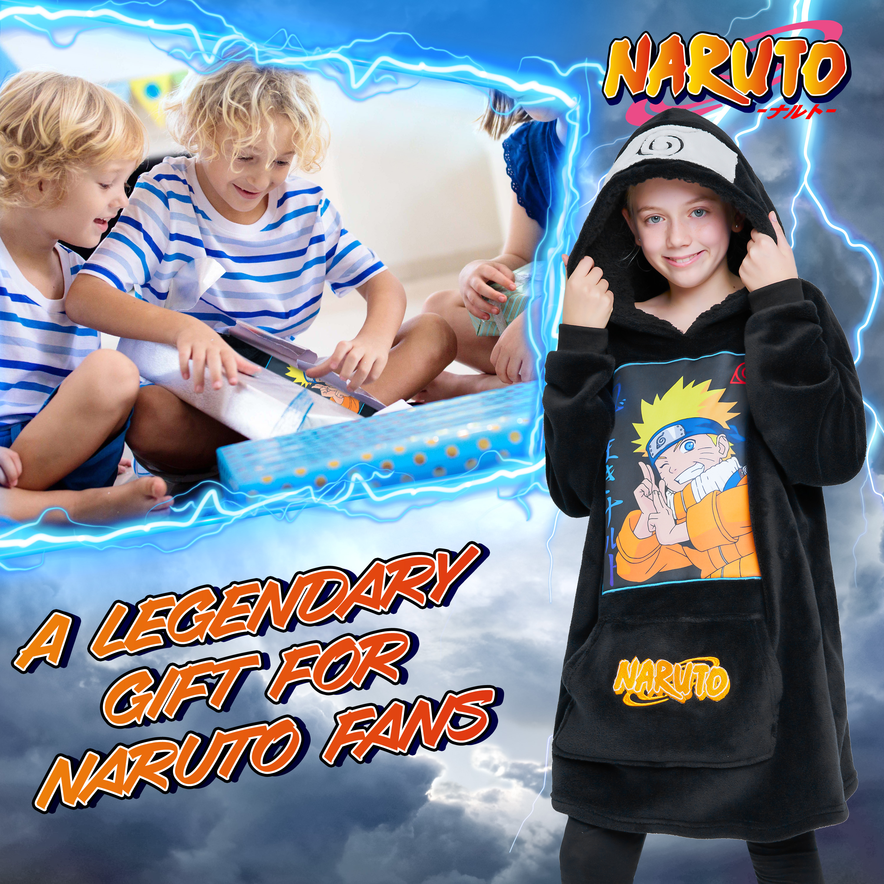 Felpa con cappuccio 'Naruto' - Nero - 25.00€ - Kiabi