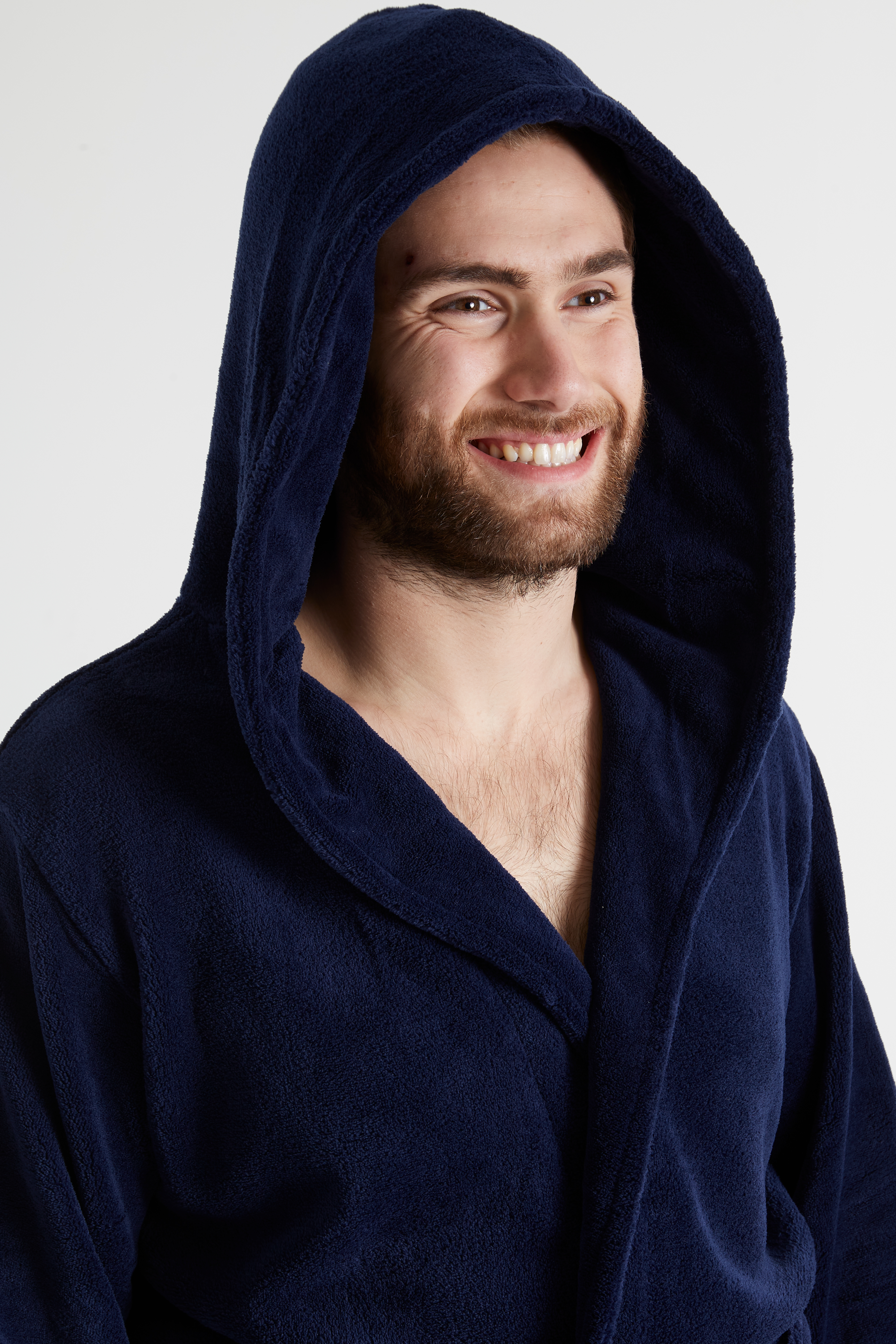 CityComfort Mens Hooded Dressing Gown Bathrobe Pockets Super Soft - Picture 17 of 21