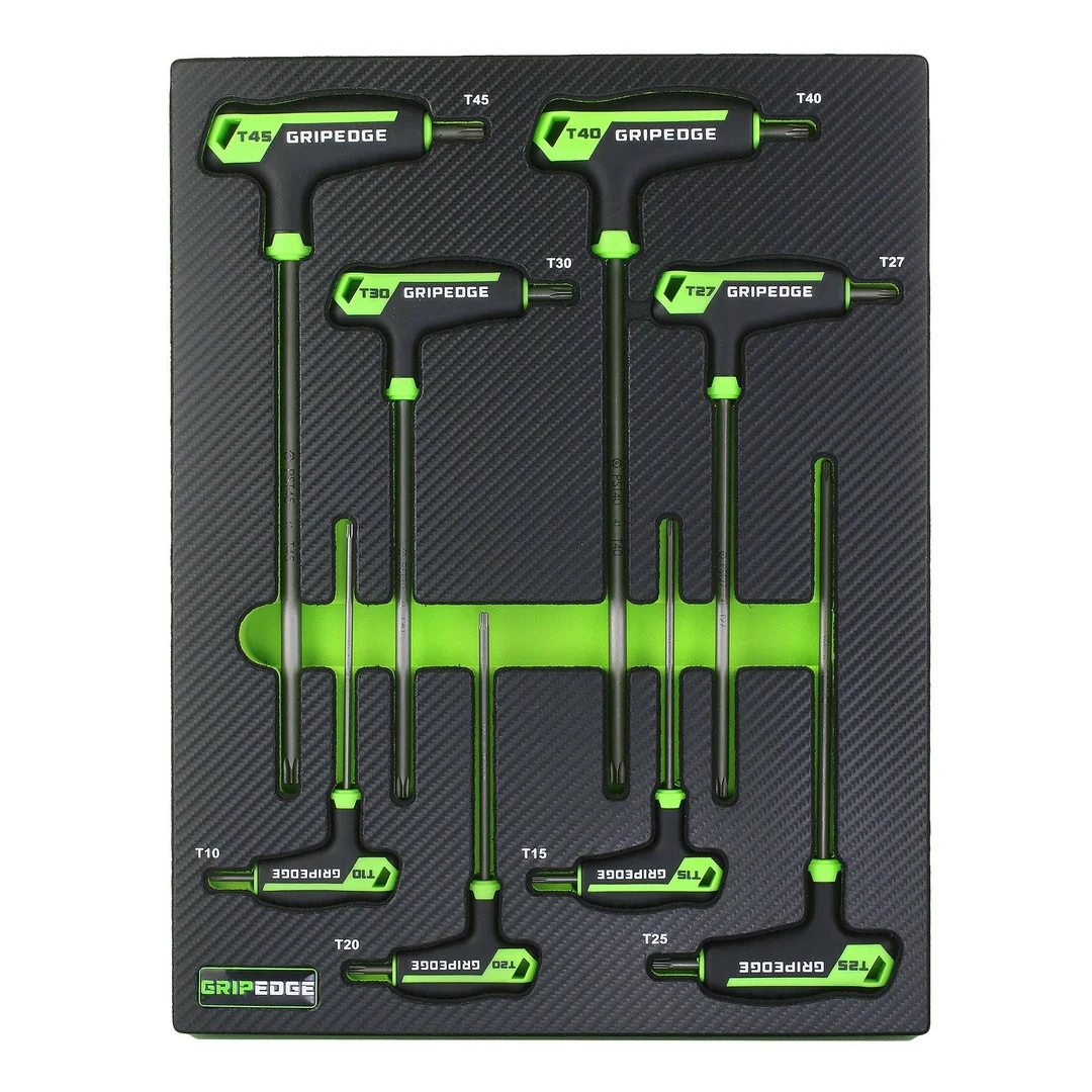 GripEdge 8pc RPT Star T-Handle Set Long GEPST8S