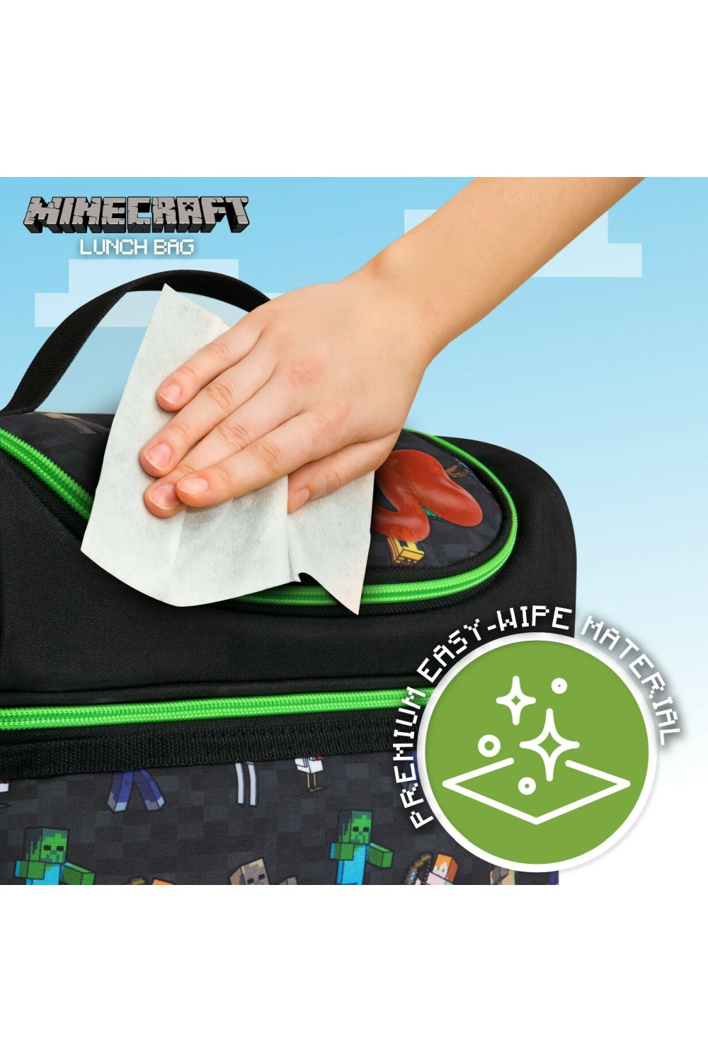 Minecraft Video Game Lunch Box for Kids Boys