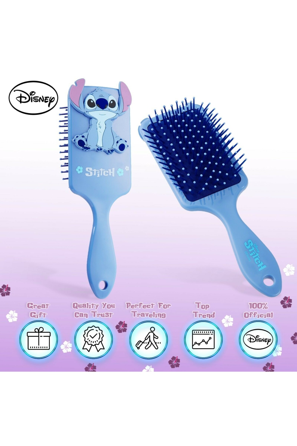 Brosse à Cheveux Disney Stitch,Peigne Stitch,Accessoires Cheveux